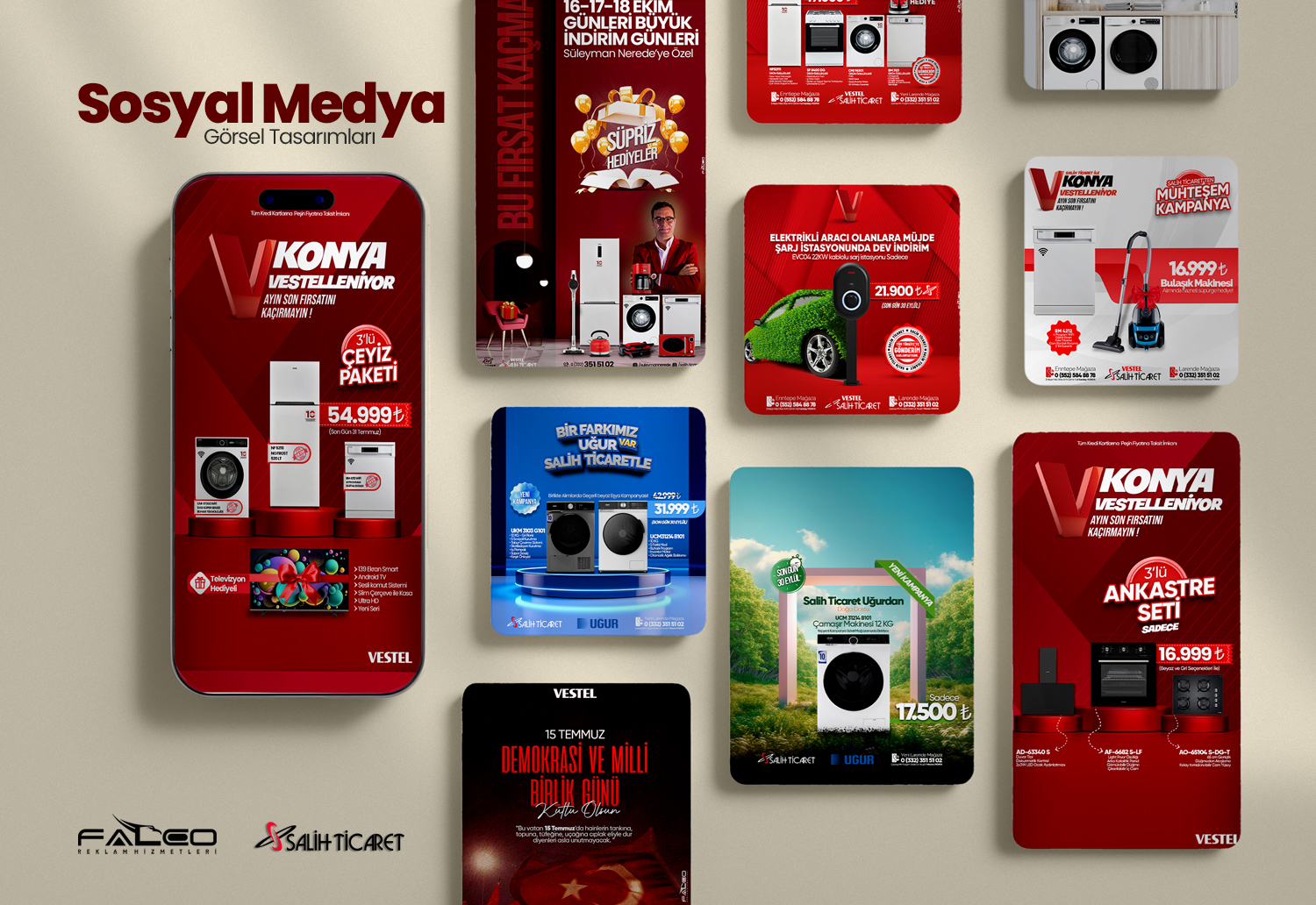 Salih Ticaret Vestel ile gerçekleştirdiğimiz çalışma, kalite odaklı çözüm yaklaşımımızın önemli örneklerinden biridir. Müşteri memnuniyetini öncelik alan, güvenilir ve hızlı hizmet anlayışımızla projeyi başarıyla tamamladık.